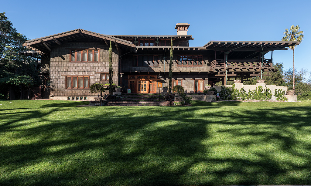 The Gamble House in Pasadena by Greene and Greene, a landmark of American Craftsman architecture